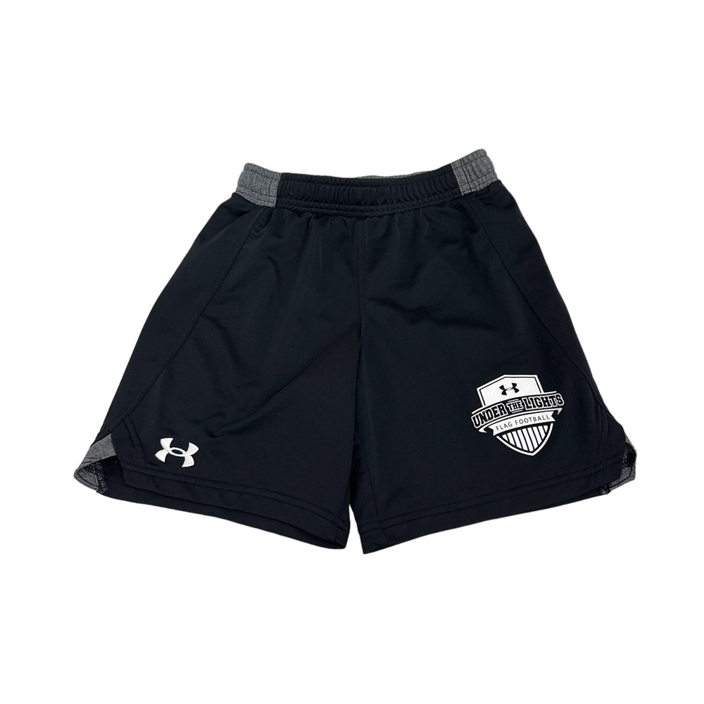 Under Armour 'Under the Lights' Black Athletic Shorts Size Youth Small (8)